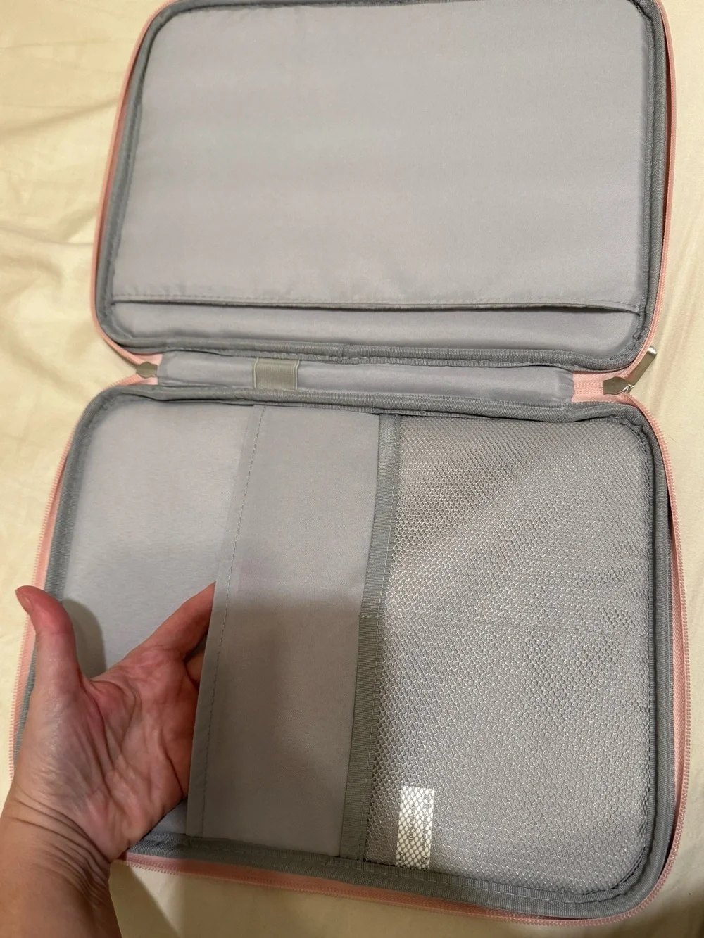 Navy and Pink Tech Sleeve Bags